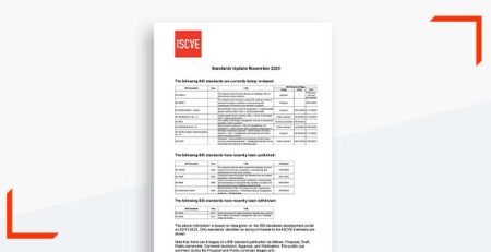 ISCVE Standards Updates - Nov 23 600x300px Image 2023