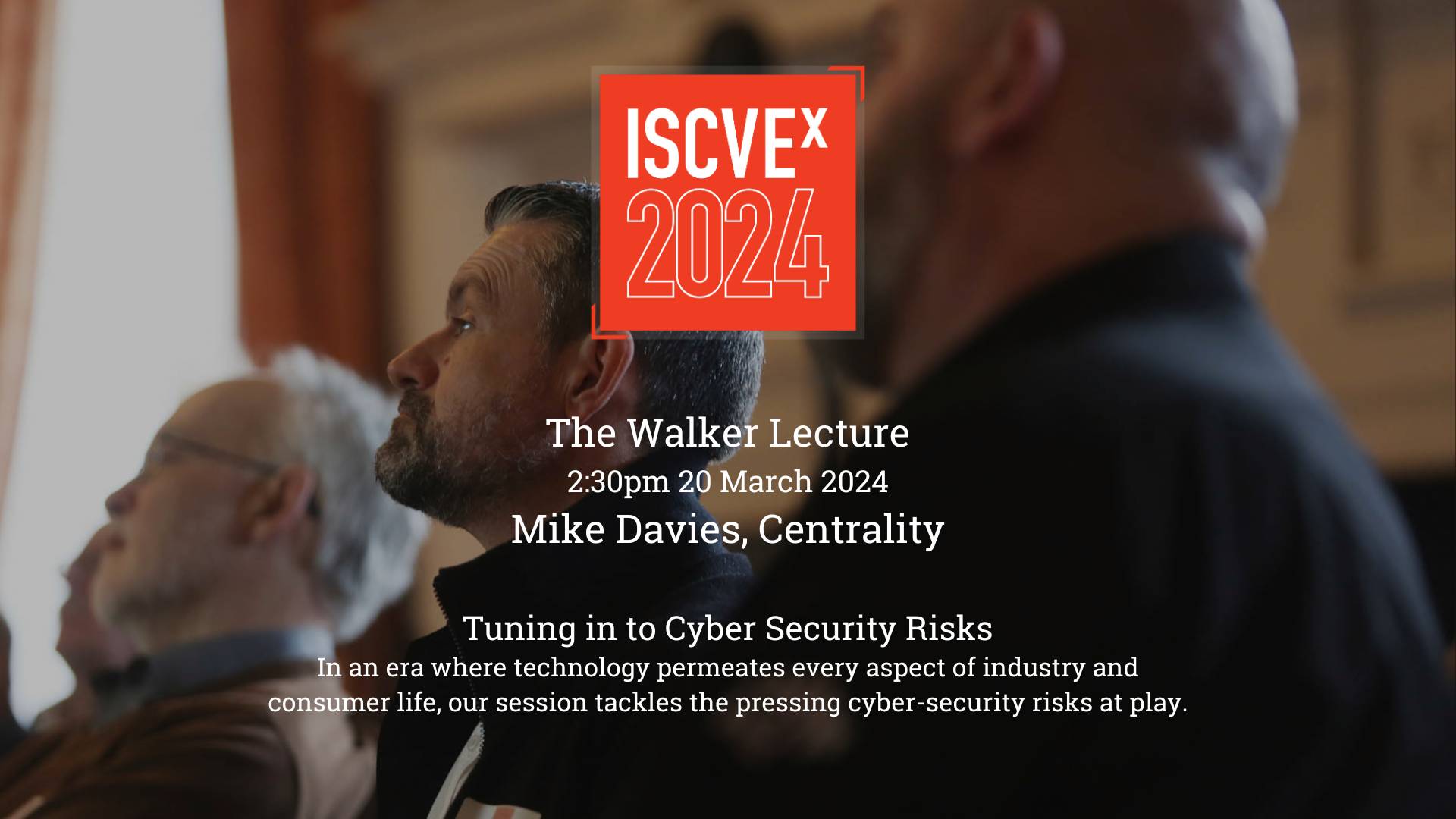 ISCVEx 2024 - YouTube Thumbnail - The Walker Lecture