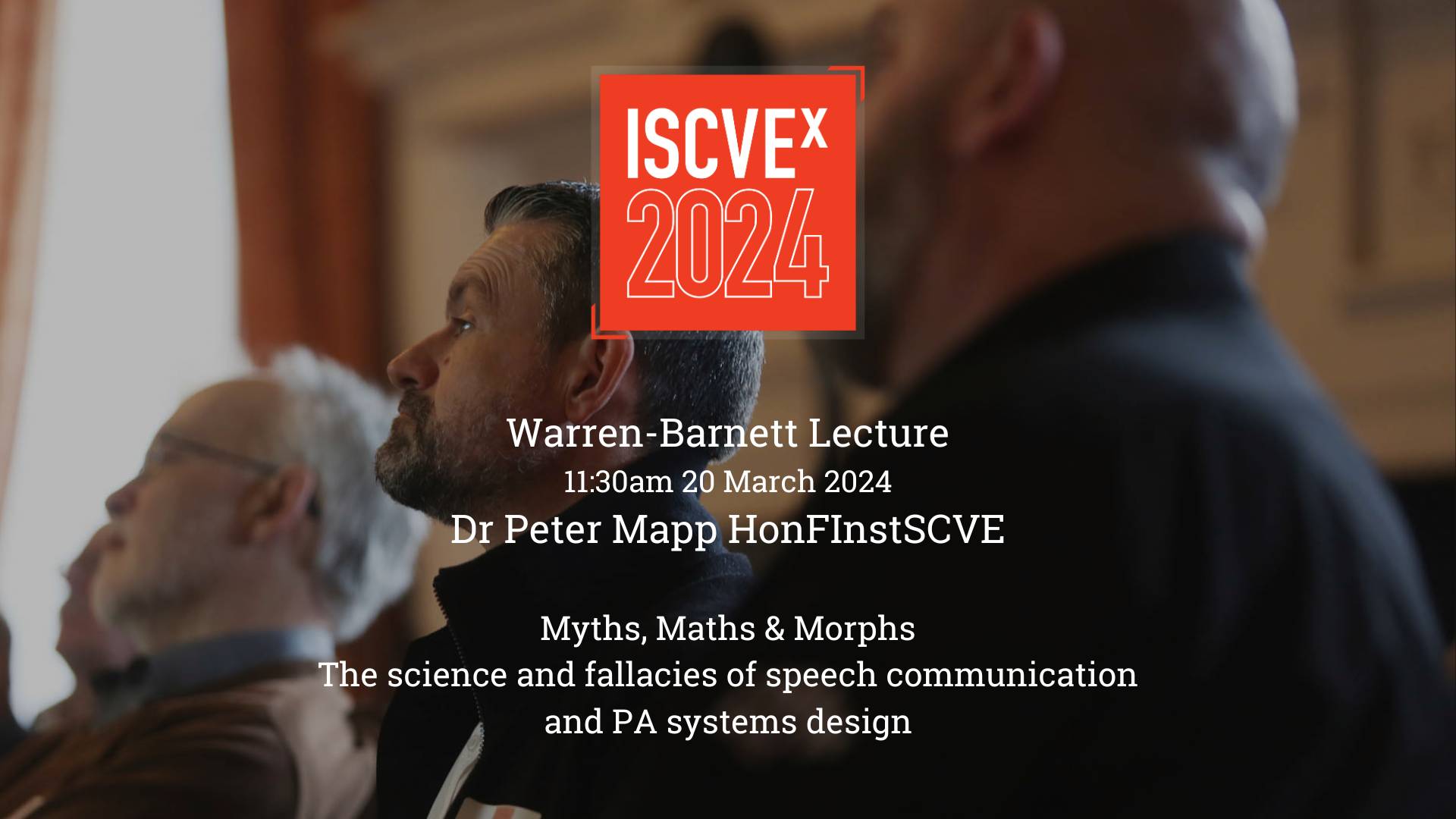 ISCVEx 2024 - YouTube Thumbnail - Warren-Barnett Lecture
