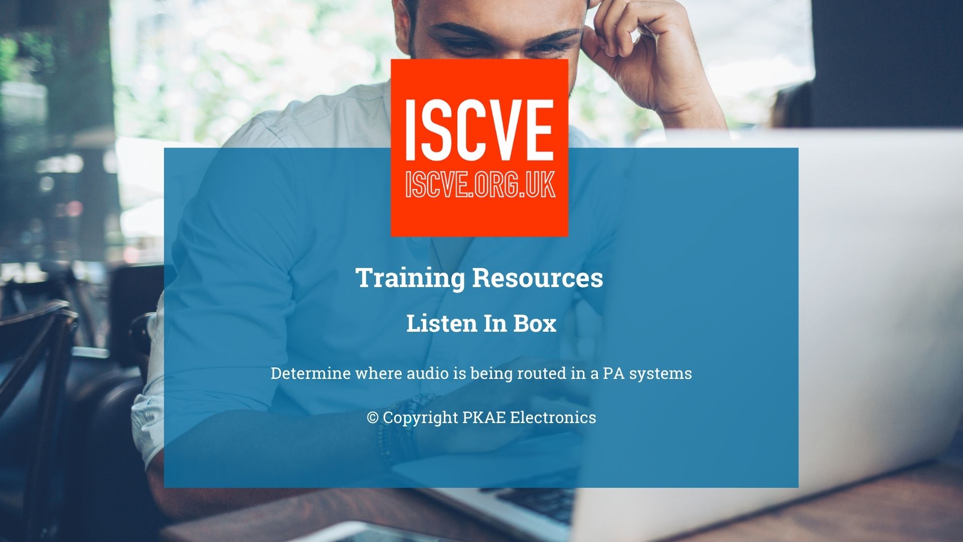 ISCVE - PKAE Electronics - Listen In Box - YouTube Thumbnail 1920x1080px Image