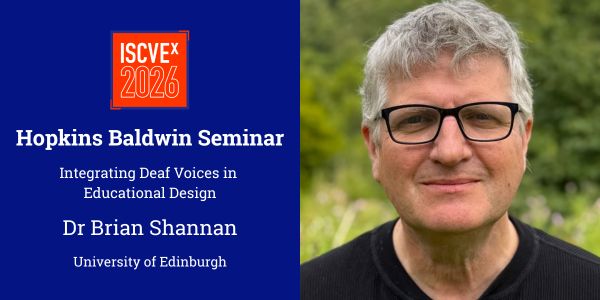 ISCVEx 2026 Seminars - Hopkins Baldwin Seminar - Web - (600 x 300 px) - 2025