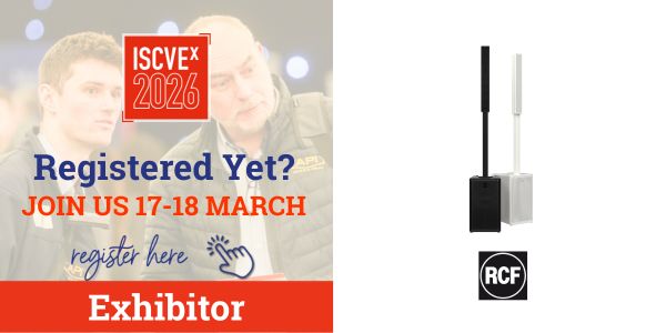 ISCVEx 2026 Exhibitors - RCF - Web - (600 x 300 px) - 2026