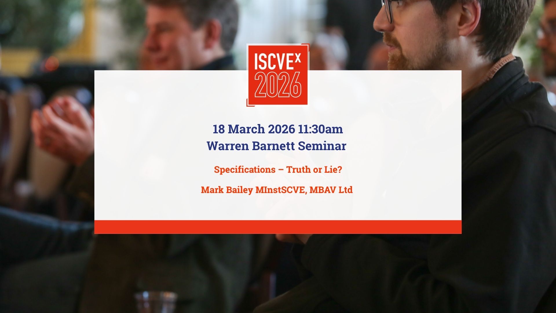 ISCVEx 2026 Warren Barnett Seminar Thumbnail 1920x1080px