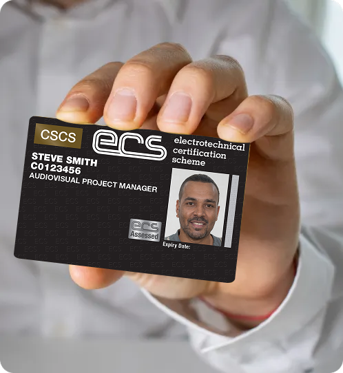 Audiovisual Project Manager Black ECS Card