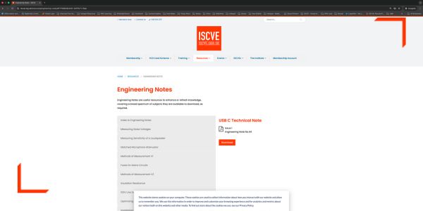 ISCVE Engineering Note 44 USB C Technical Note - Web - 2026 (600 x 300)
