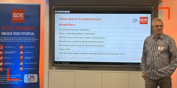 ISCVE Telent Engineers Voice Alarm Fundamentals Training - Web - (600x300px)