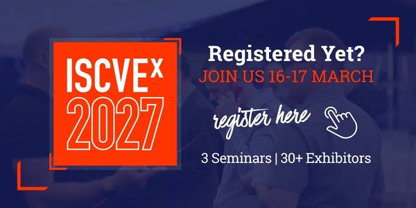 iscve.org.uk - ISCVEx 2027 Register to Exhibit - Web - 2026 (600 x 300 px)