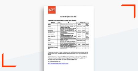 ISCVE Standards Update - July 2022 600x300 Image 2022